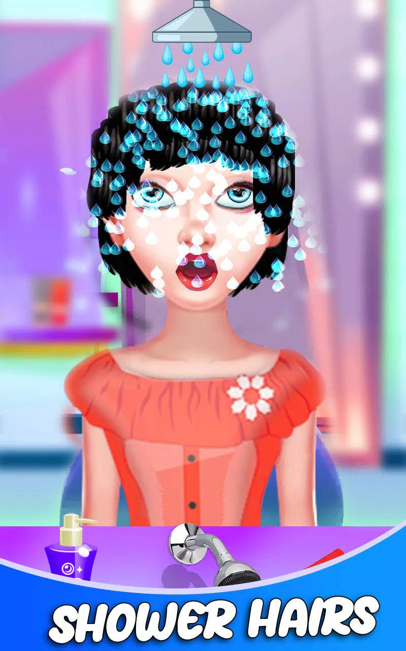 Fashion Girls Hair Salon Games Captura de pantalla 3