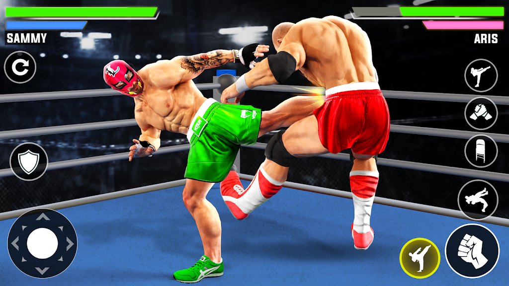 Real Wrestling Arena Fight 3D Скриншот 1