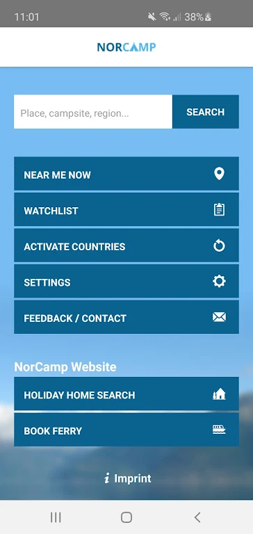 NorCamp - Scandinavia Camping Captura de tela 1
