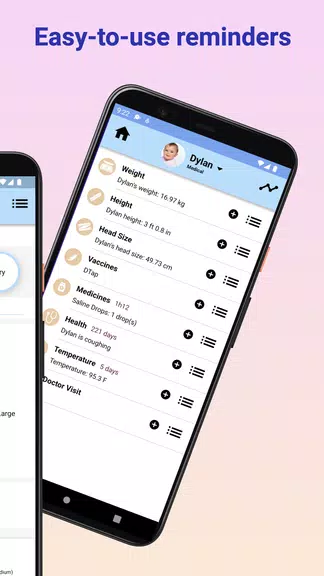 Schermata Baby Connect: Newborn Tracker 3