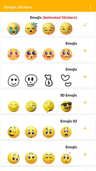 Emoji Stickers WASticker 螢幕截圖 1