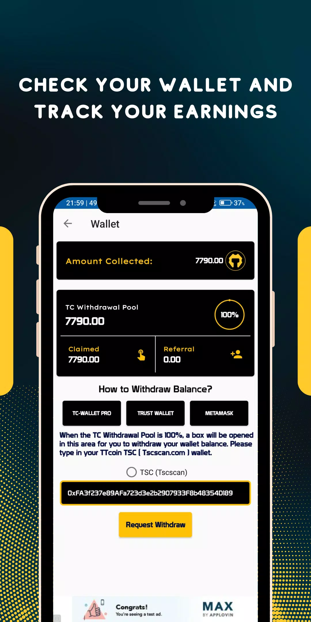 TTcoin Network - OLD Ảnh chụp màn hình 2