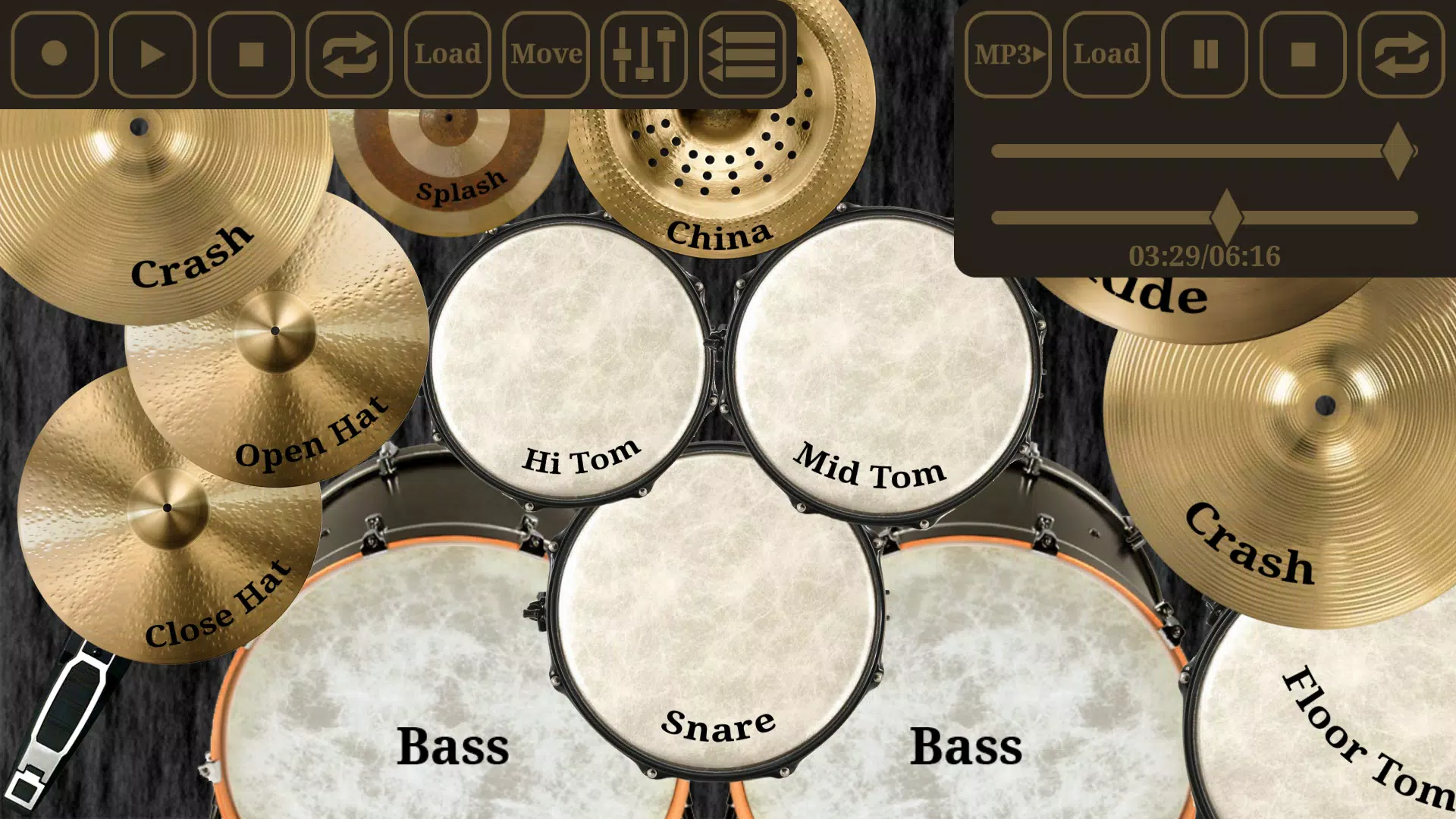 Drum kit Zrzut ekranu 2