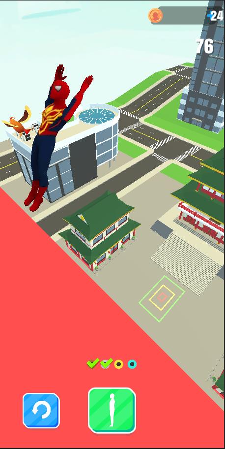 Superhero Flip Jump: Sky Fly 螢幕截圖 3