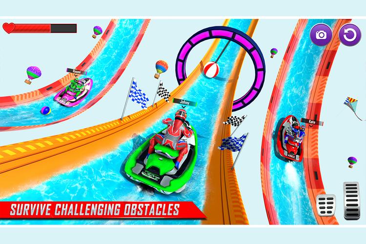 Jet Ski Racing Games 3D ภาพหน้าจอ 2