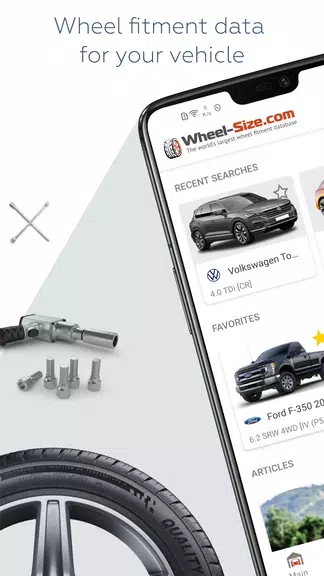 Wheel Size - Fitment database Скриншот 2